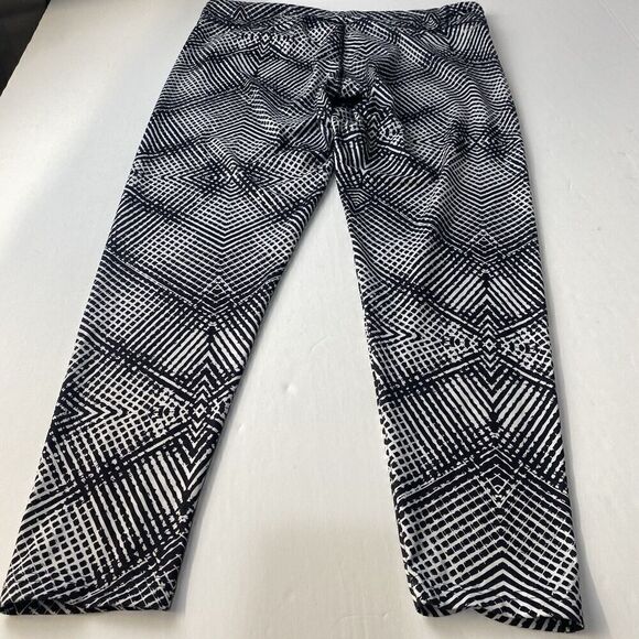 ADIDAS Women's Black/White Stripe Stretch Athletic Track Leggings Size XL Used - Picture 10 of 14